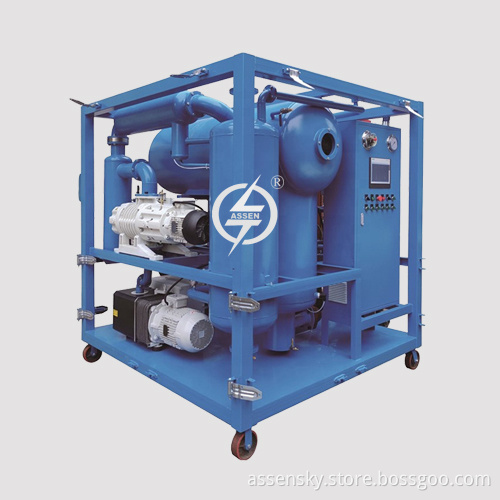 PLC Online Vacuum Transformer Oil Filtration Equipment